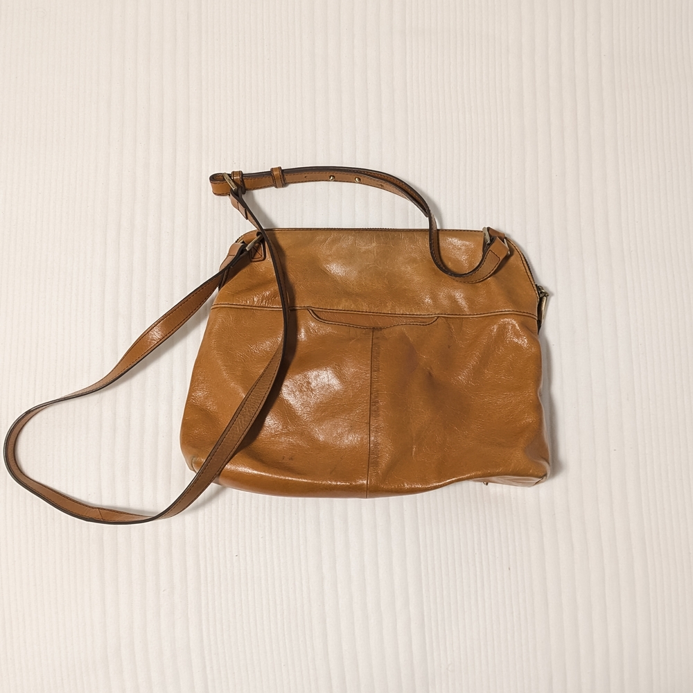 HOBO Tan Leather Shoulder Bag